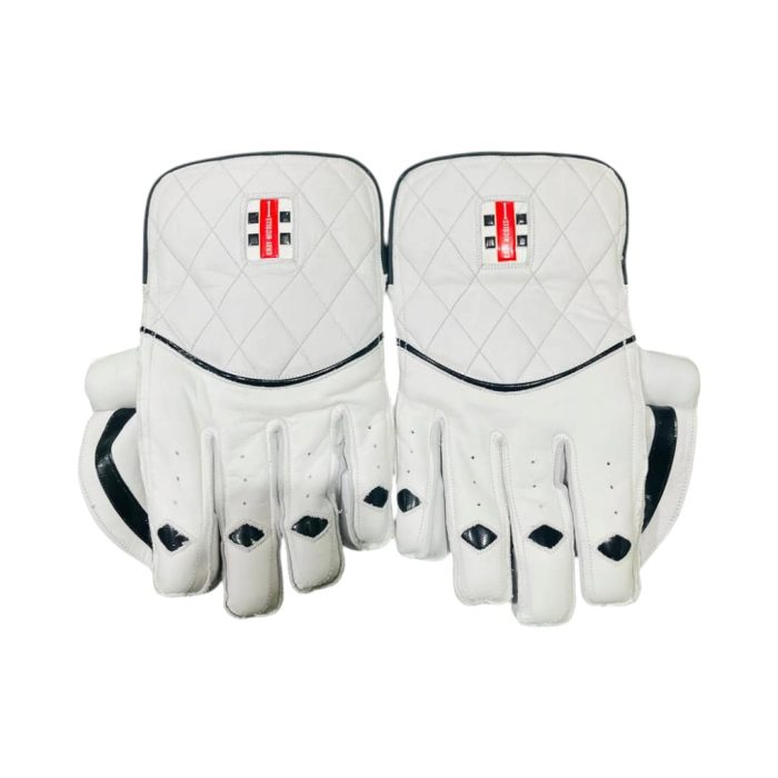 Gray-Nicolls White & Black Keeping Gloves